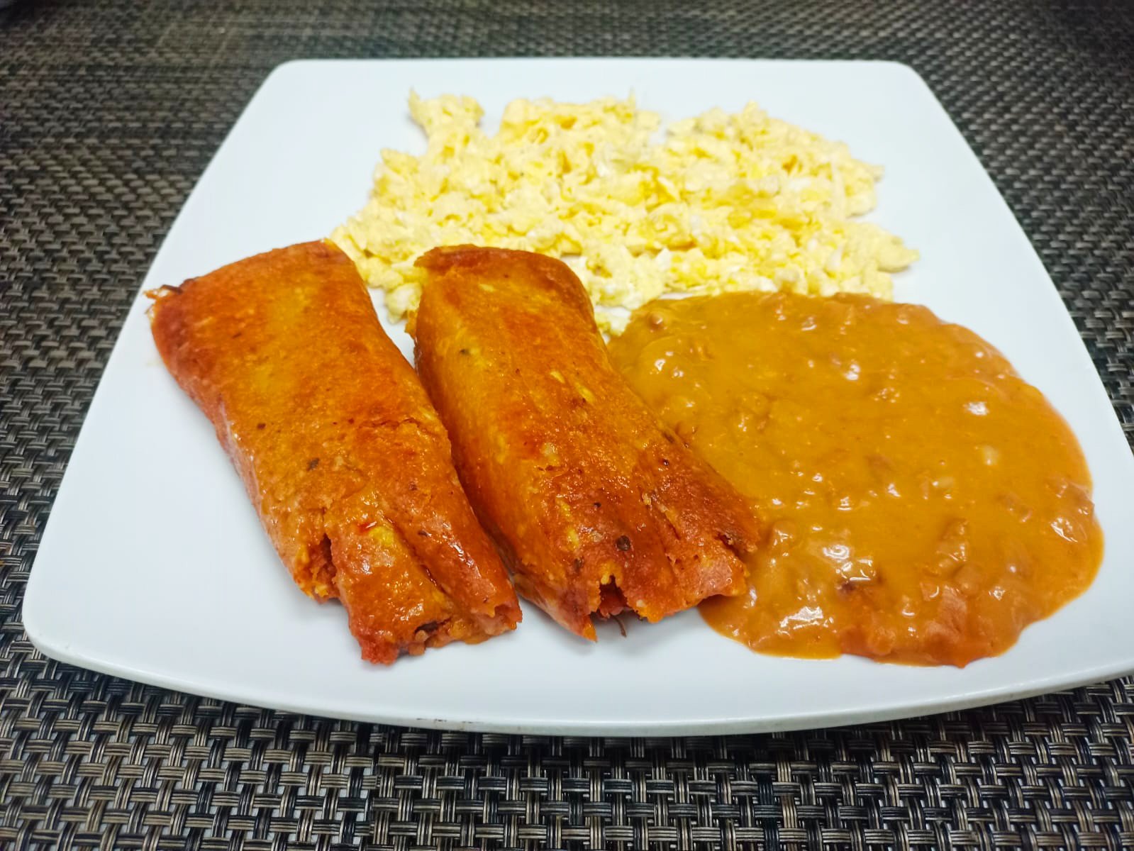Tamale with Eggs