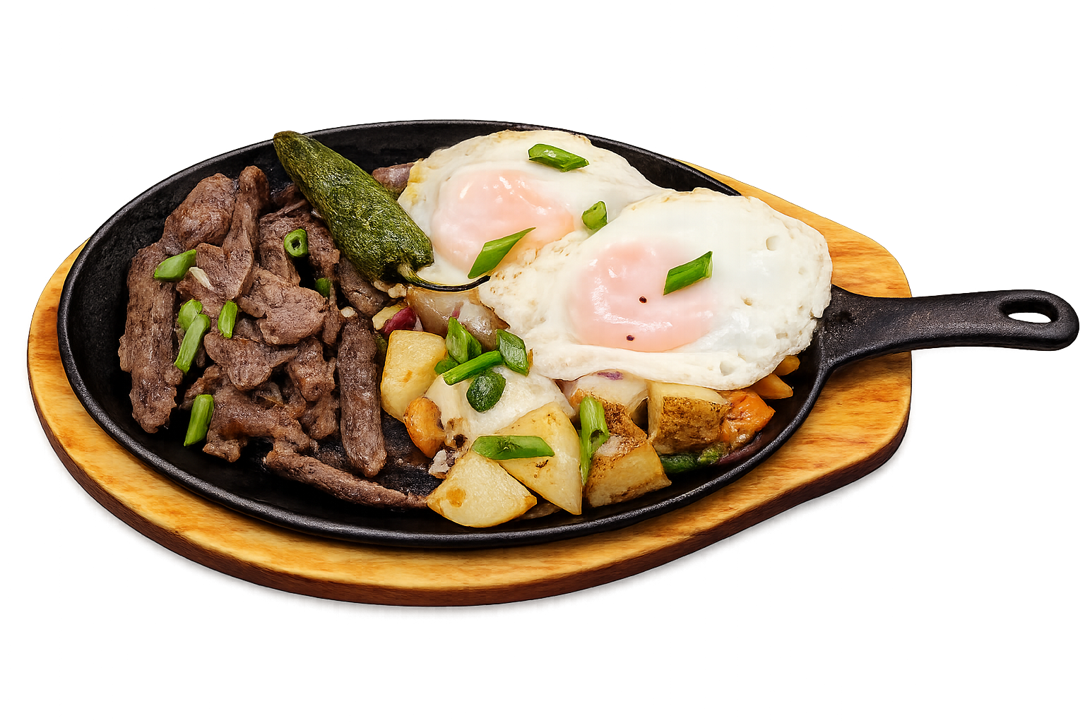 Skirt Steak with Egg